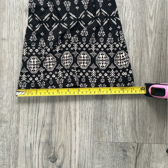 Living Doll Black and White Patterned Flare Yoga Pants Sz XS - Picture 9 of 10